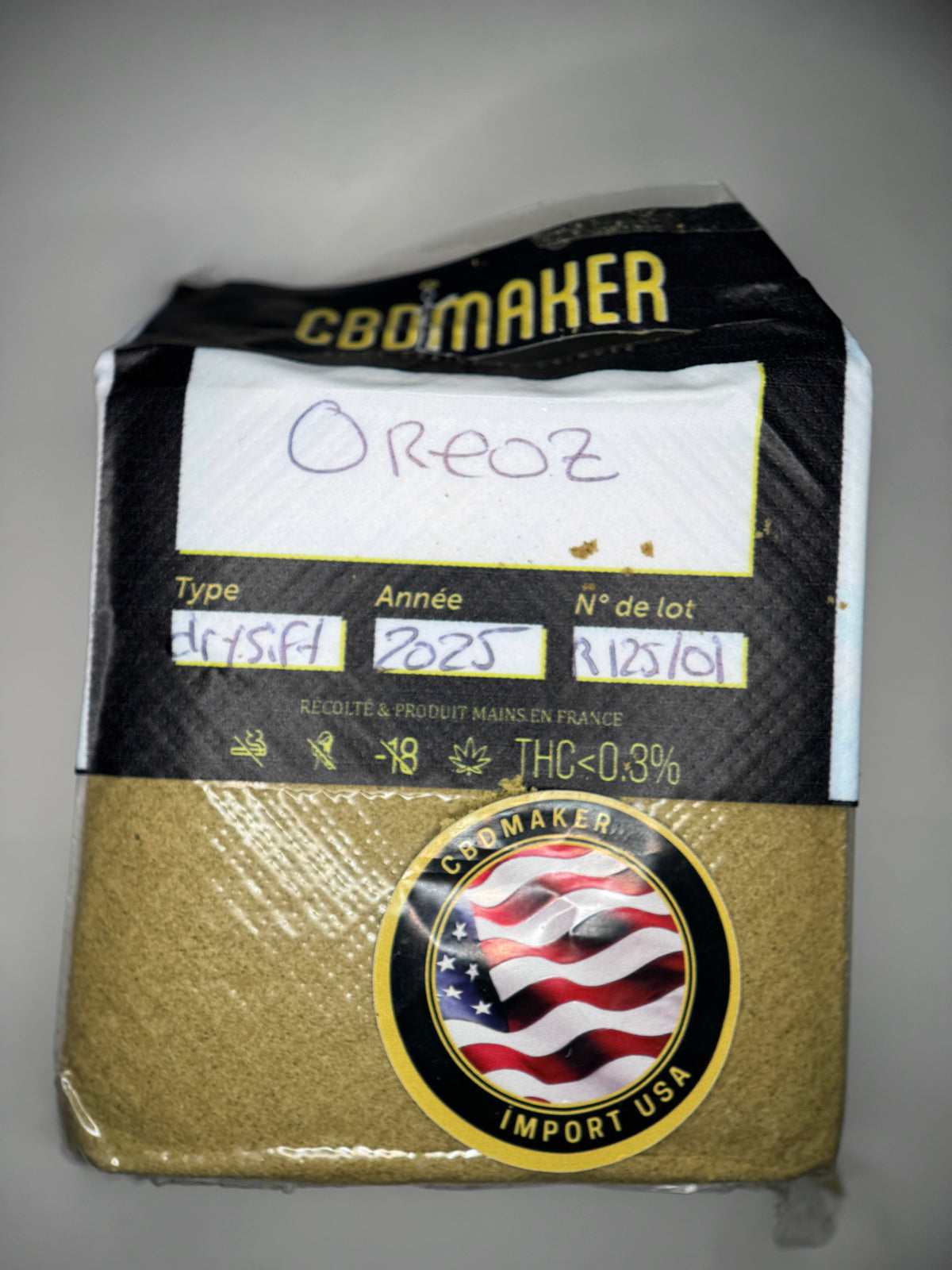 Oreoz Drysift 120µ importation de Californie USA 🇺🇸