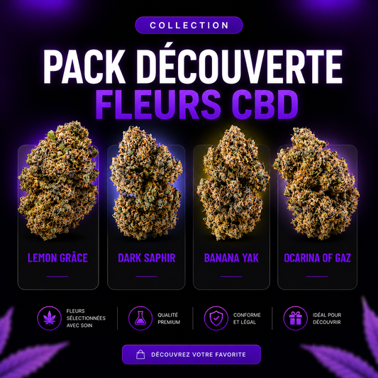 Collection pack découverte - 4 Fleurs CBD